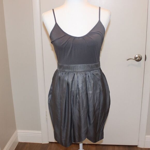 NWT Walter Baker Grey Checks Jacquard Mini Dress Women Size 4 - Picture 2 of 15